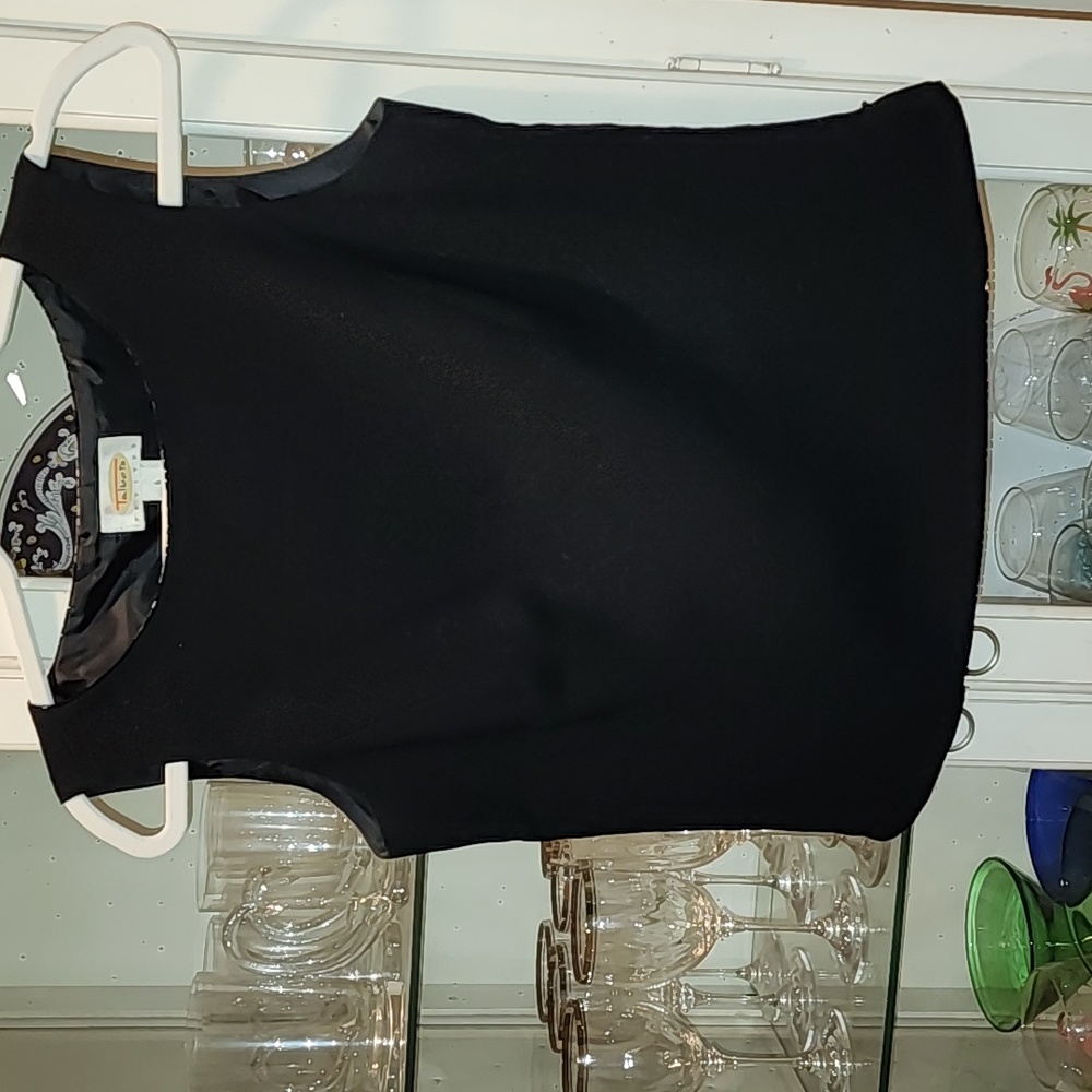 Talbots 6p dressy top for a skirt or dressy pants.  Black